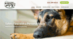 Desktop Screenshot of k9kampground.com